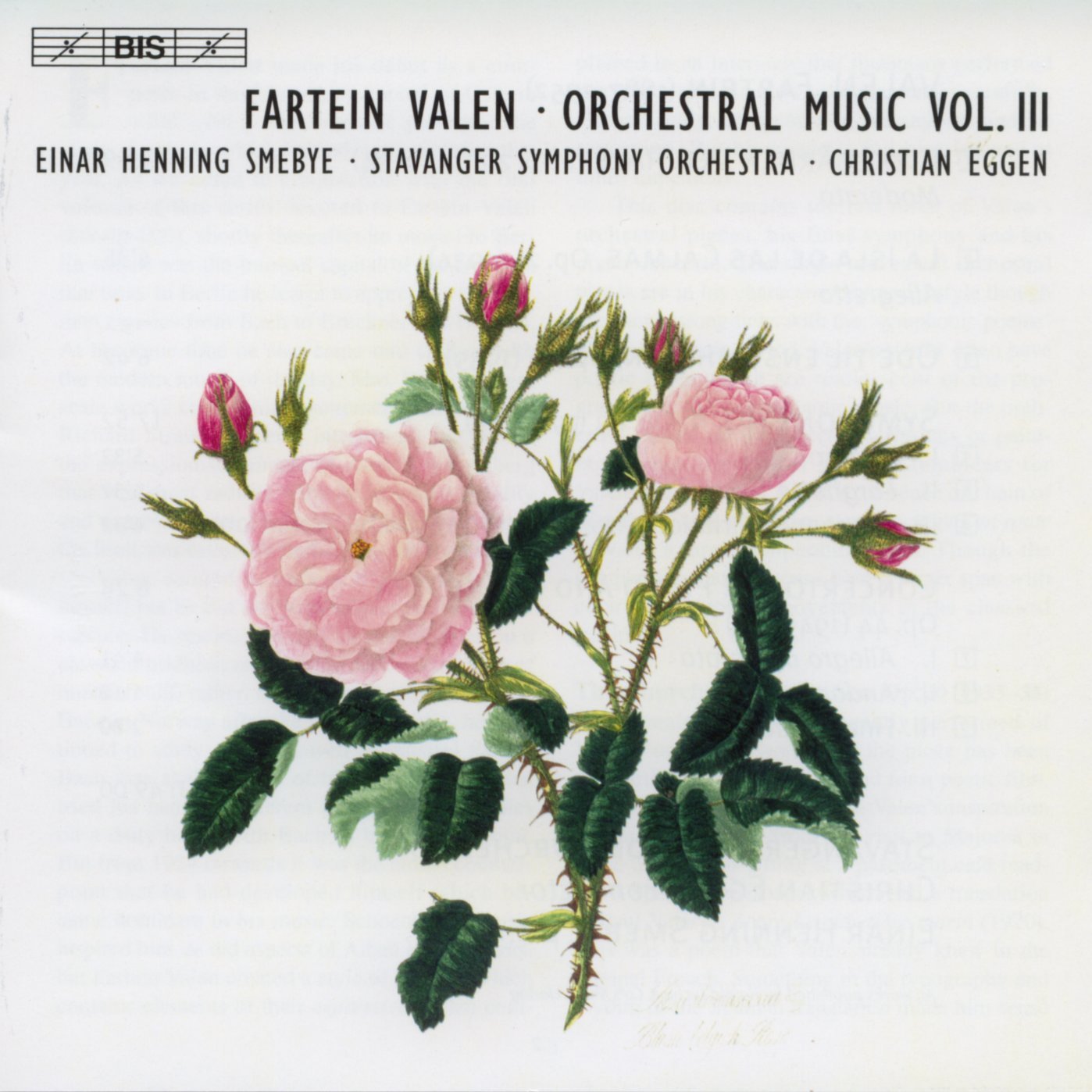 VALEN: ORCHESTRAL MUSIC VOL.3