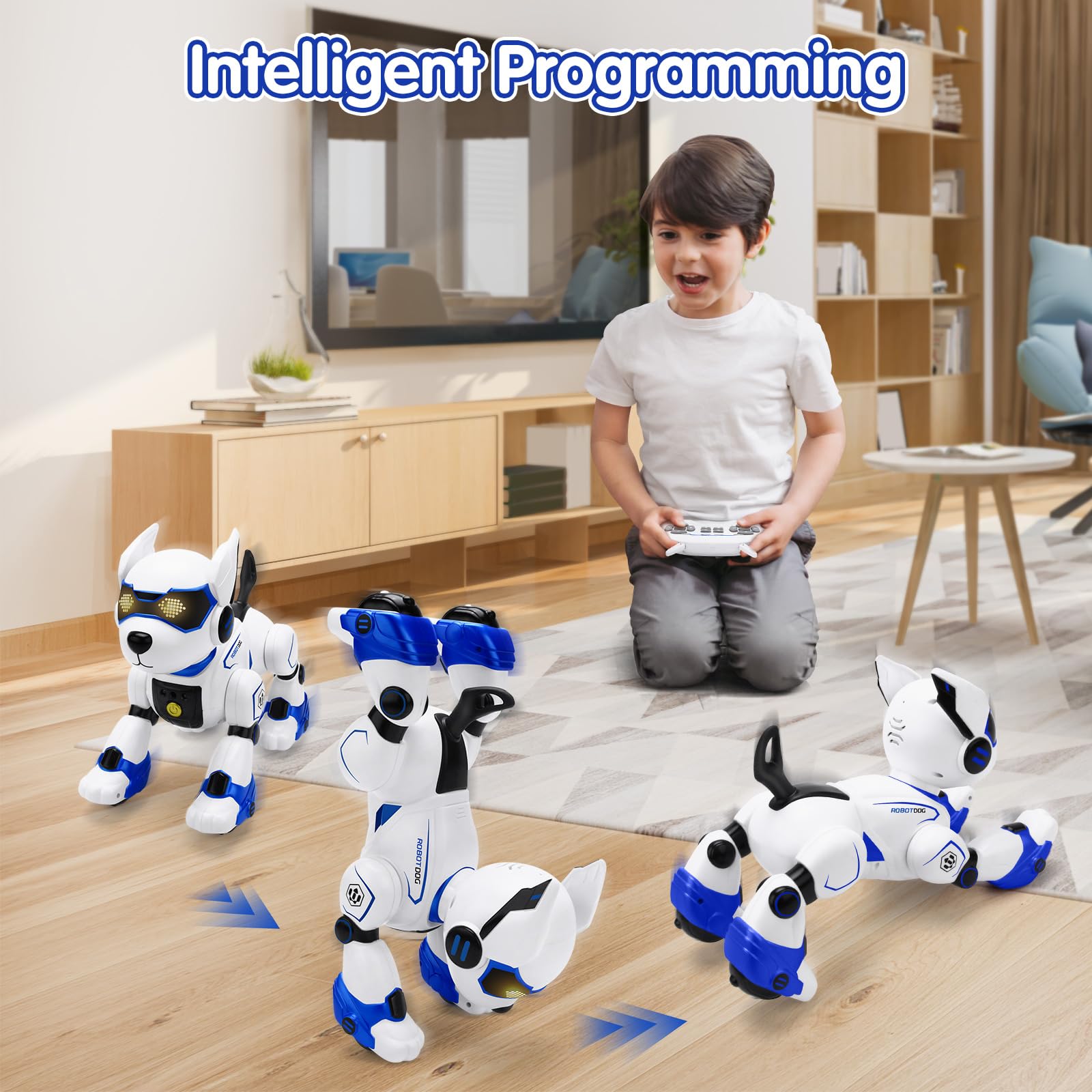 Amazon | 子供用ロボット犬 スマートボイス インタラクティブロボット