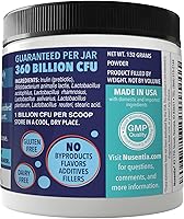 Vista 7 de NUSENTIA Probiotics for Dogs -(360 Scoops)-Probiotic Miracle -Advanced, Species Specific Probiotics and Prebiotics to Stop Diarrhea, Loose Stool
