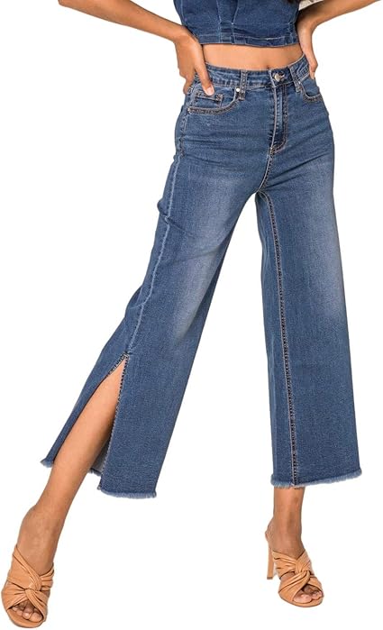 Blauwe Tiroler Dames Trachten Jeans (driekwart) Kopen