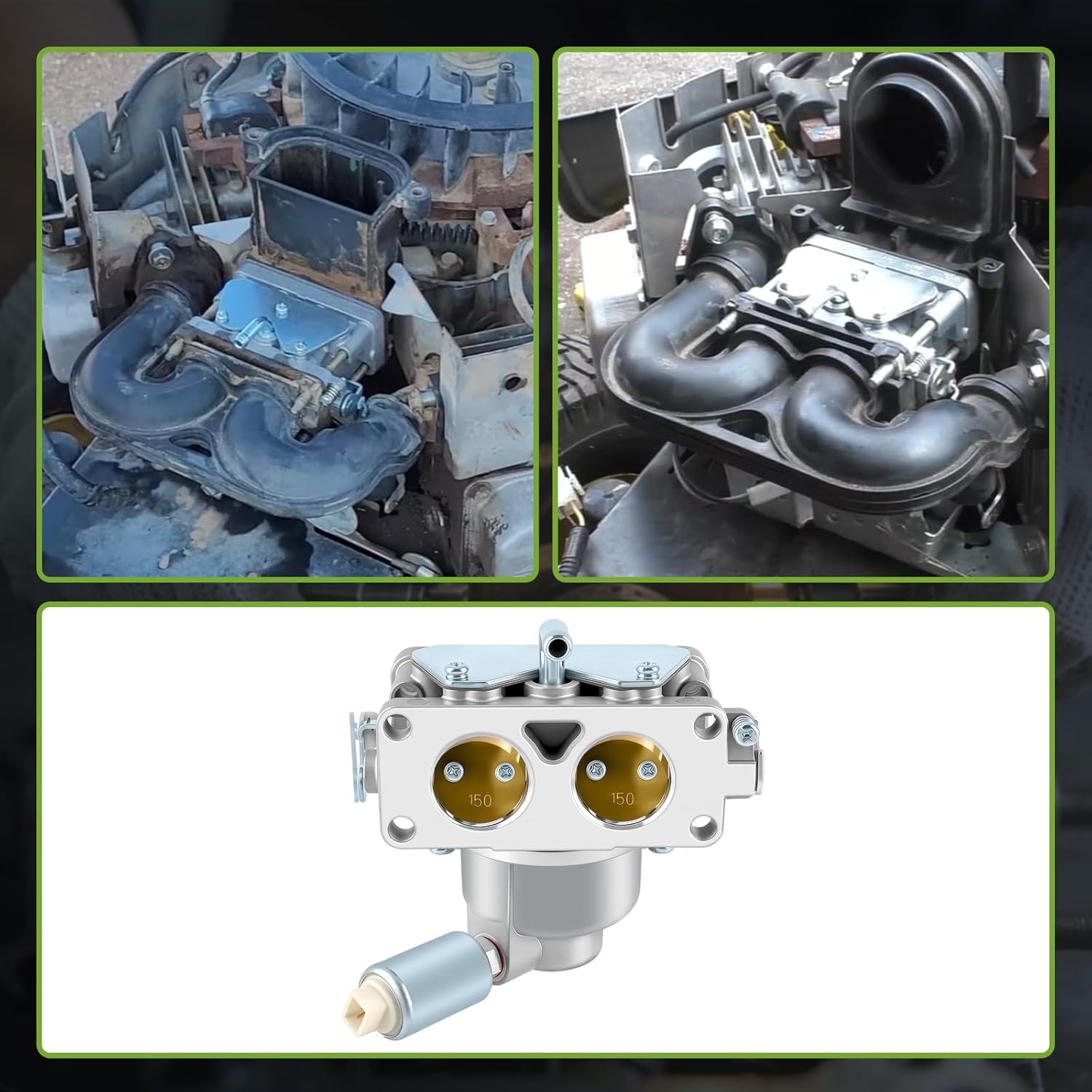 Carburetor w/Gasket for 796227 796258 796997 Lawn Tractor V-Twin 407777 40N877 40R877 445677 445877 44L777 44M777 44P777 44R677 Engine Carb Fuel Pump Filter Valve Spark Plug