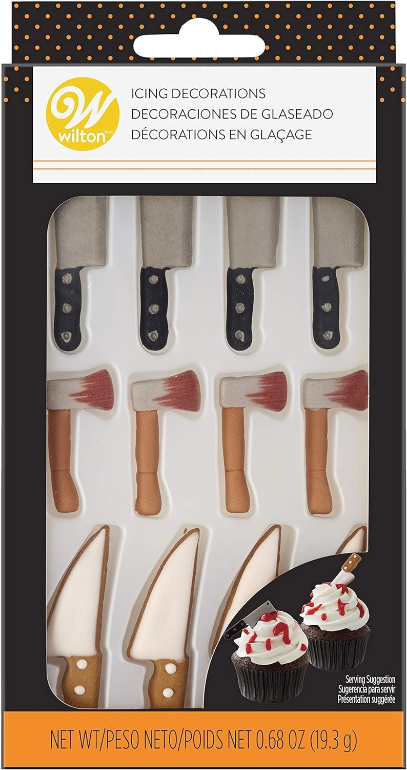 Food Items Icing Decorations, us:one size, Knife and Cleaver