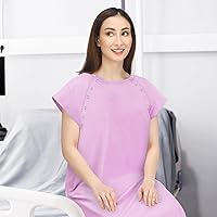 Vista 80 de NY Threads Women's Hospital Gown Soft and Stylish Patient Gown