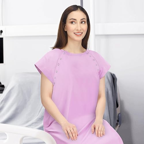 Miniatura 80 de NY Threads Women's Hospital Gown Soft and Stylish Patient Gown