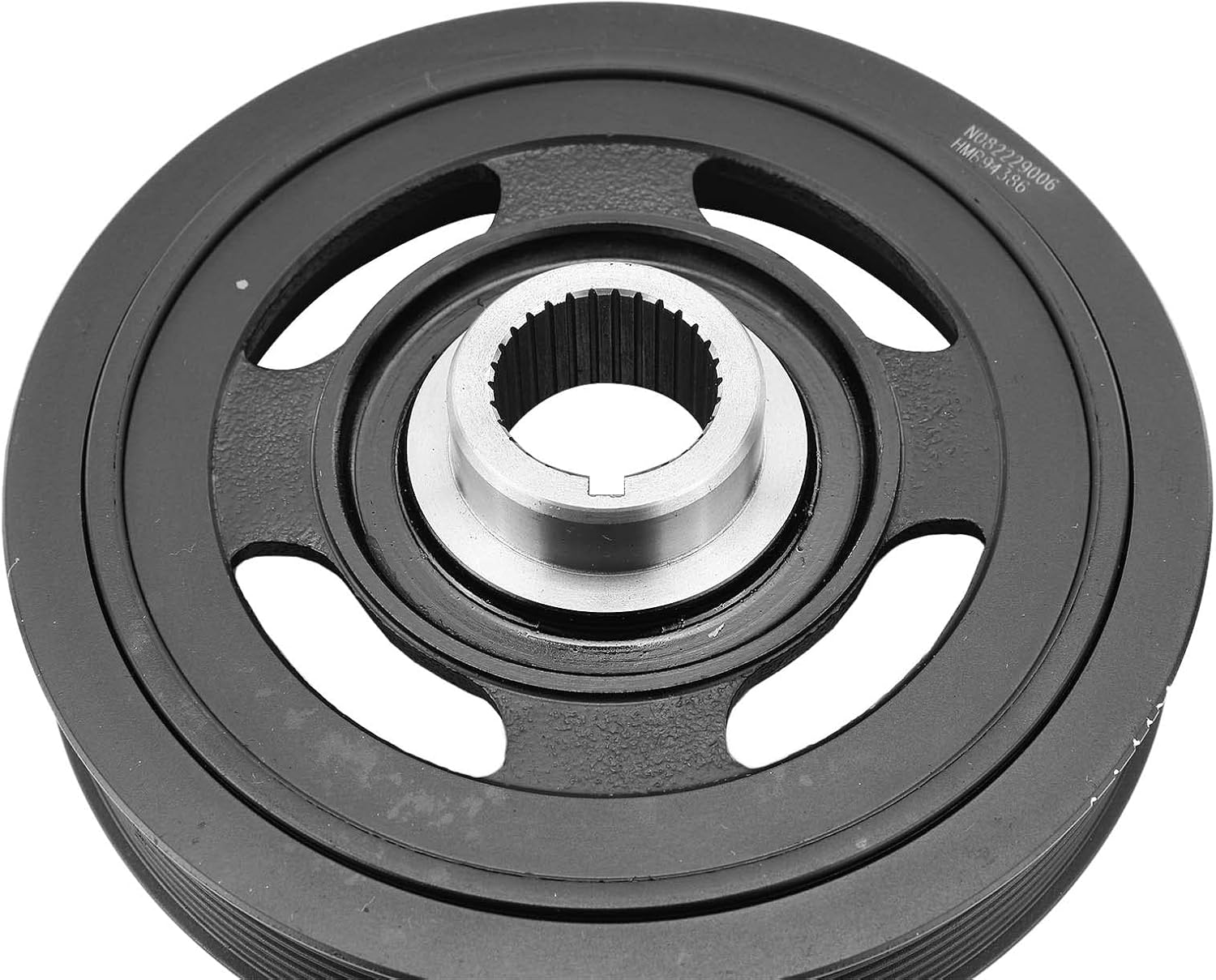 A-Premium Engine Harmonic Balancer Crankshaft Pulley Compatible with Honda CRV 2007-2014, Accord 2008-2012, Crosstour 2012-2015 & Acura TSX 2013-2014, DOHC L4 2.4L, Replace# 13810R40A01, 13810RZA008