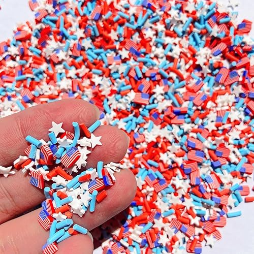 Miniatura 81 de EHOPE Gránulos falsos de polímero de 3.53 oz, chispas de resina sintética, gránulos de arcilla para resina, chispas de caramelo falso para arte