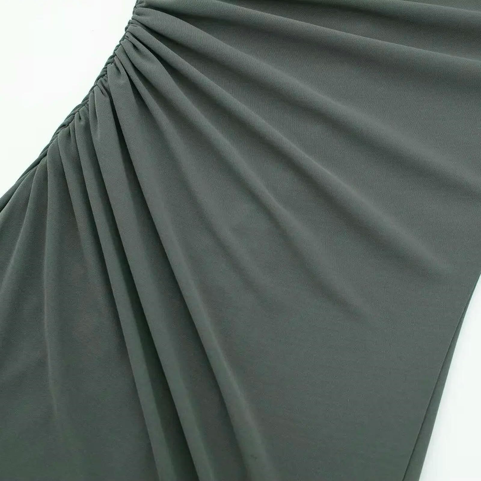 Sukienka damska Sukienki robocze dla kobiet High Necy bez rękawów do ciała bodycon koktajl midi kolor kawy-l