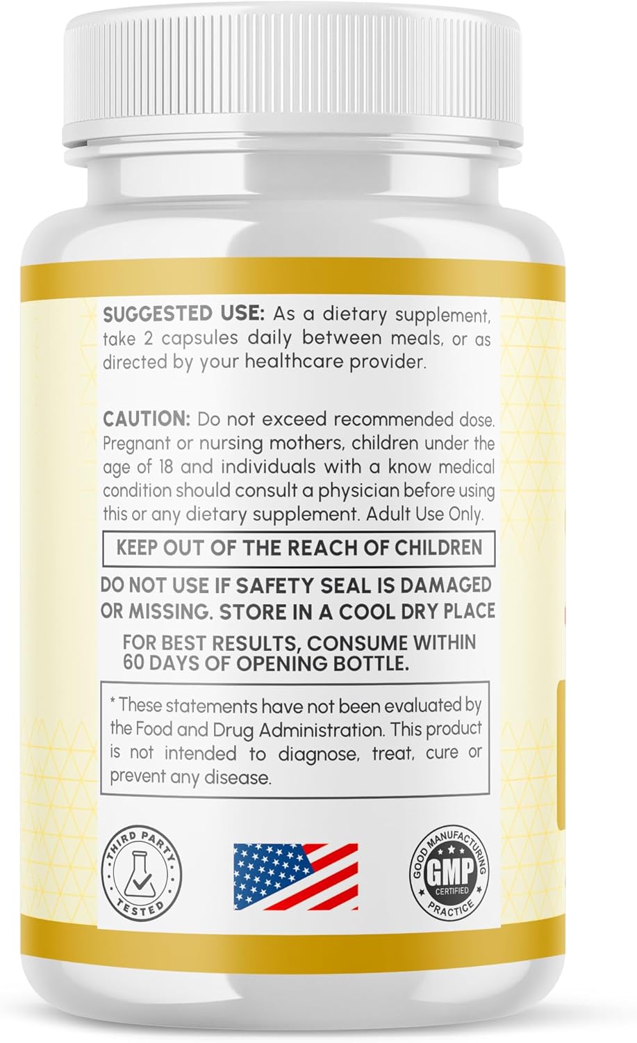 Glycocept Capsules, Official Glycocept Pills with All Natural Ingredients, Advanced Glycocept Capsules Health and Wellness Vitamin Supplement for Maximum Strength Multivitamin Supports (60 Capsules)