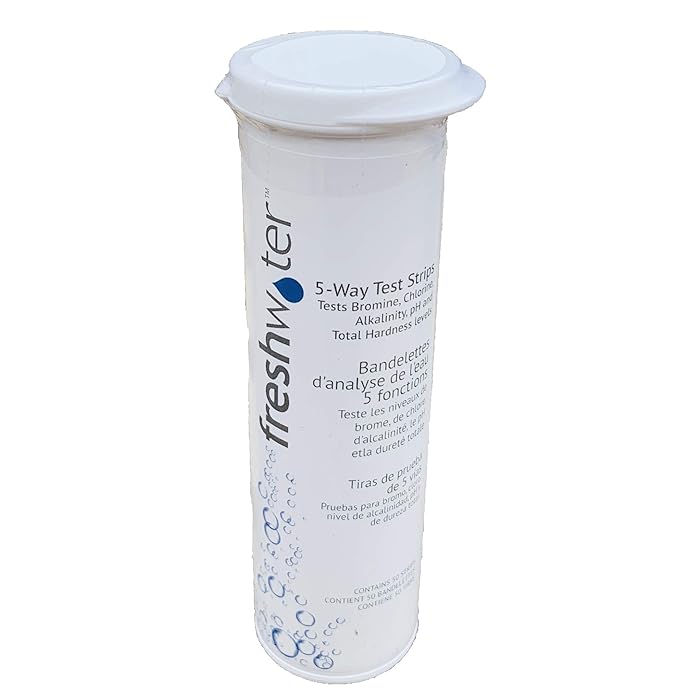 Buy Hot Spring Freshwater 5 Way Test Strips Hot Tub Test for Chlorine