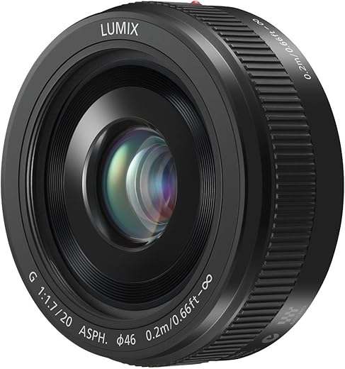 PANASONIC LUMIX G II Lens, 20MM, F1.7 ASPH., MIRRORLESS Micro Four Thirds, H-H020AK (USA Black)