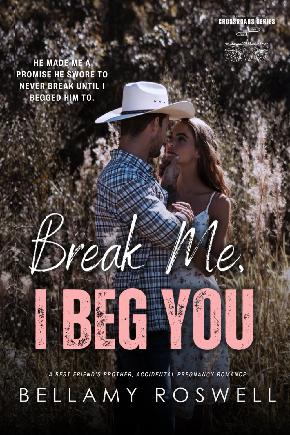 Break Me, I Beg You: A Best Friend's Brother, Accidental Pregnancy Romance (Crossroads Series)