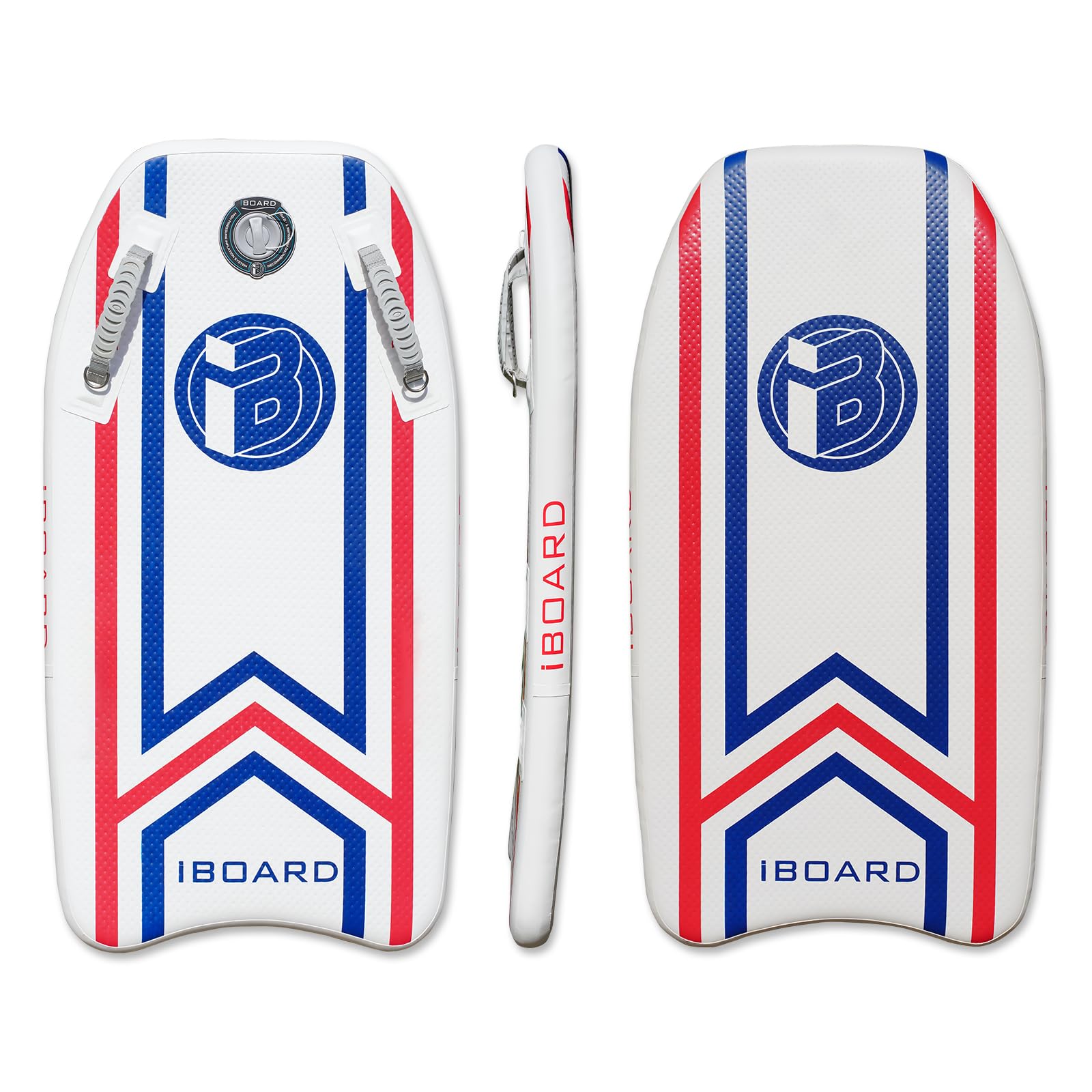 Portable Inflatable Bodyboard 42 Inch Body Board with SUP Technology Solid and Stable Platform and Buoyancy for Adult or Teen