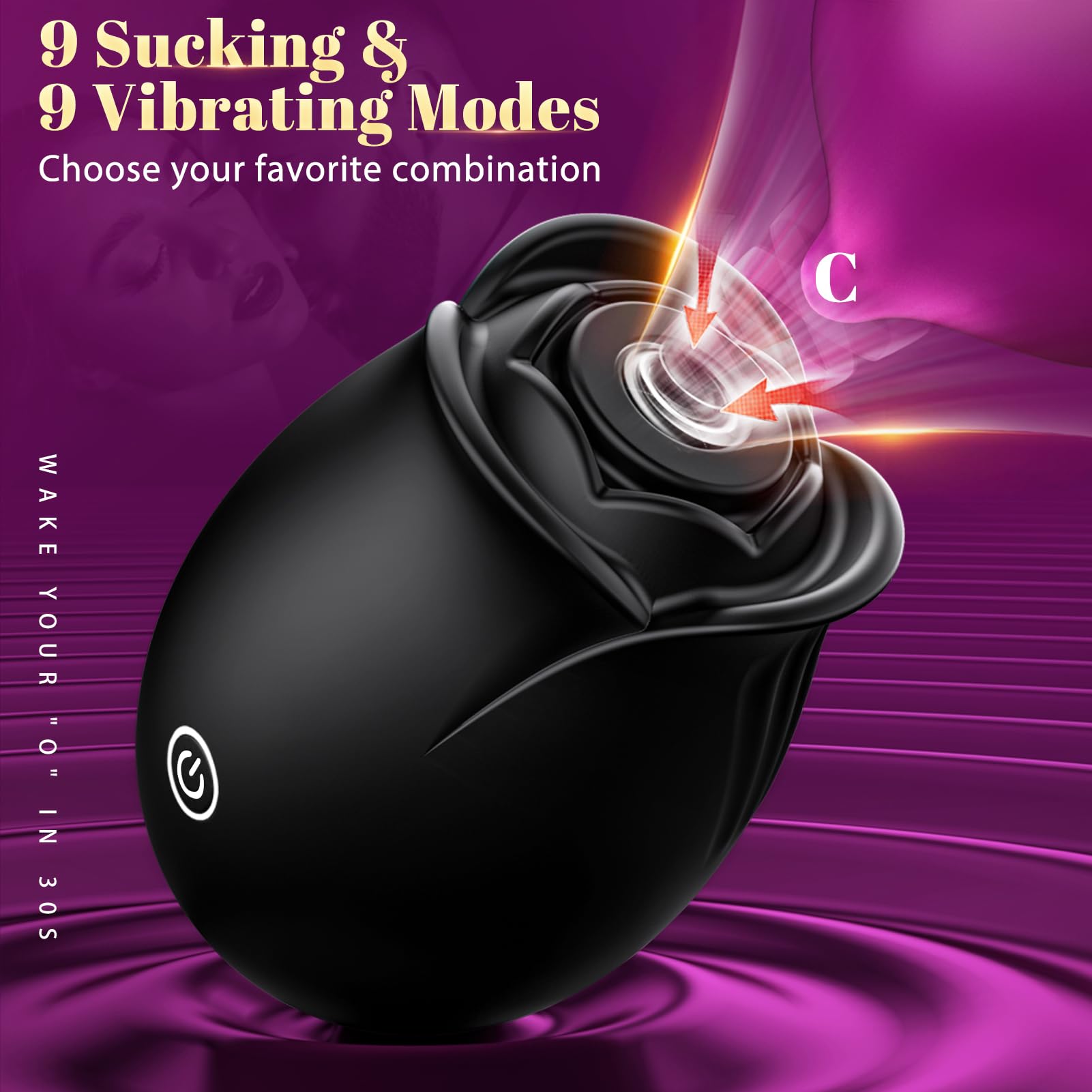 Amazon.com: Gasevimo Rose Sex Toy Adult Toys - APP Rose Vibrator for Women  Sex Toys with 9 Sucking & Vibrating, G Spot Vibrator Adult Sex Toys, Womens  Clit Nipple Sucker Vibrators for