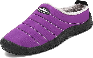 Mishansha Chaussons Femme Homme Hiver Automne Pantoufles Mousse Mémoire