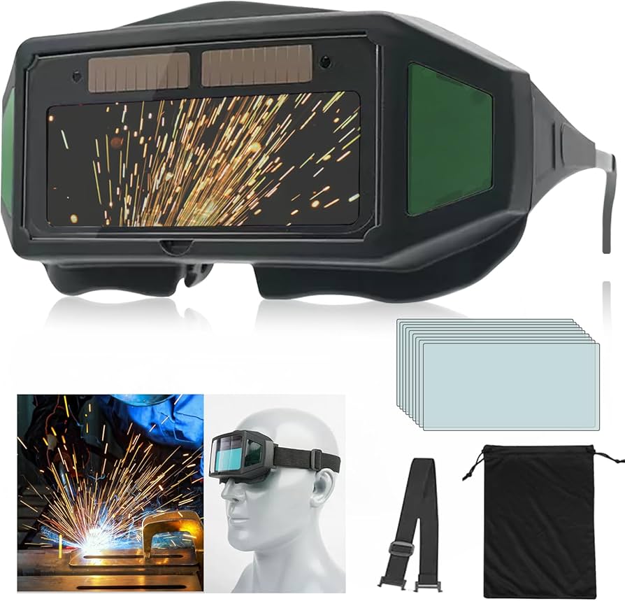 Amazon | [MJUM] 溶接メガネ【溶接専門家松本氏監修】 溶接面 自動遮光