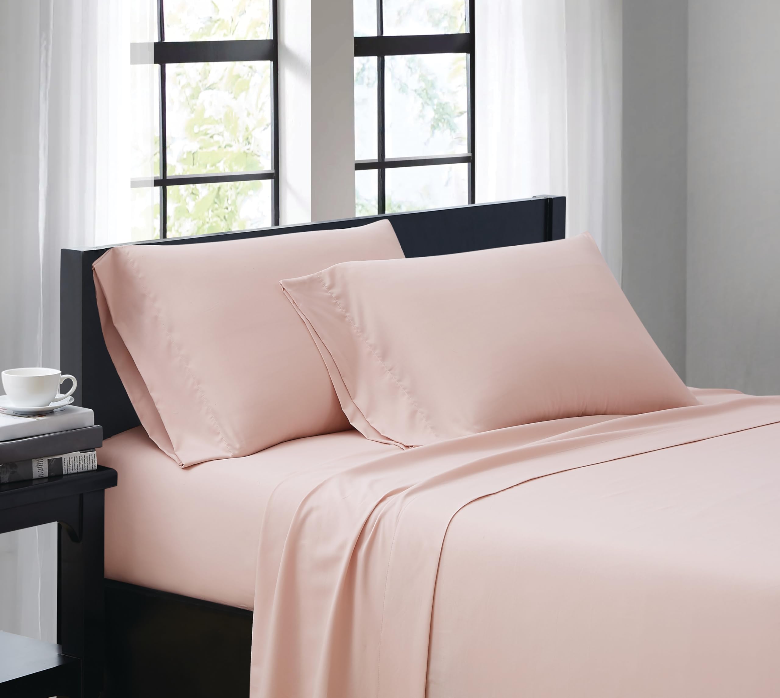 Draps Truly Soft Everyday lit King drap-housse et taies bleu clair