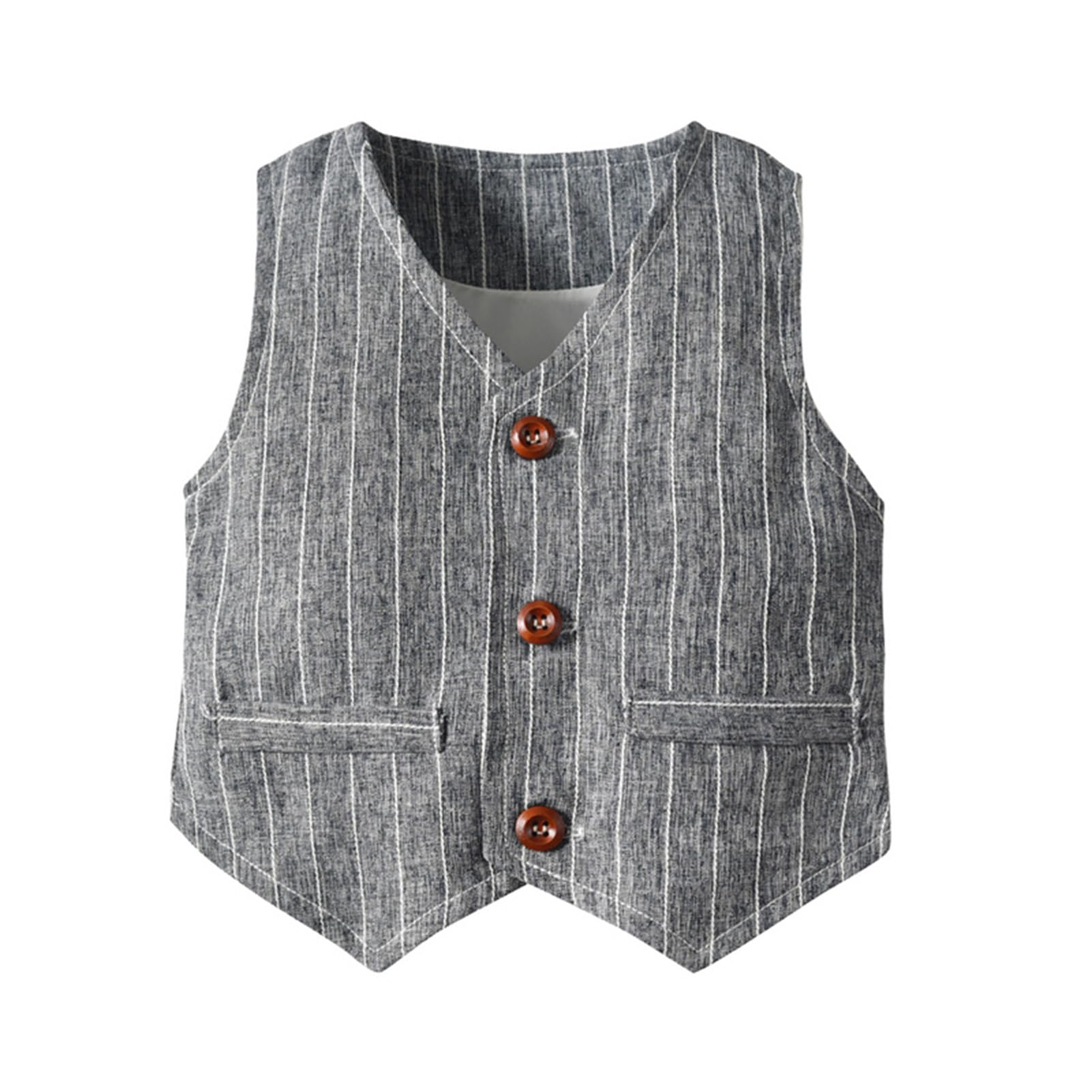 4 Pezzi Completo Elegante Bambino Abito Cerimonia, Ragazzi Abito Formale Nozze Maniche Lunghe Camicie + Papillon + Gilet + Pantaloni