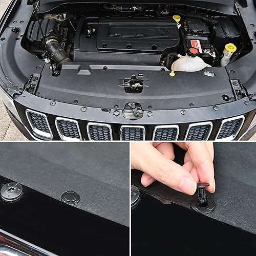Miniatura 8 de GOOACC 100 clips para guardabarros para parachoques del motor, reemplazan Nissan 01553-05323 Mazda L33X13209 Infiniti FX35 FX45 G25 G35 G37 Nissan
