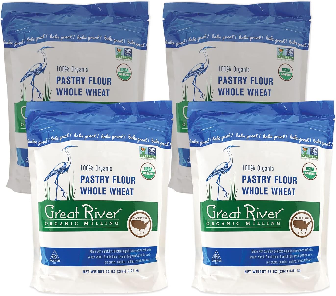 Amazon.com : Great River Organic Milling Organic Whole Wheat Pastry ...