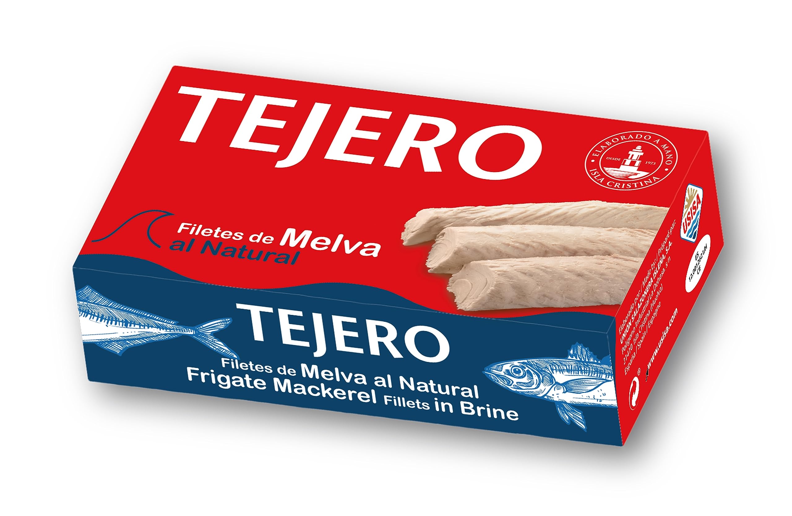 Tejero Filetes de Melva al natural 5 Latas 120 g