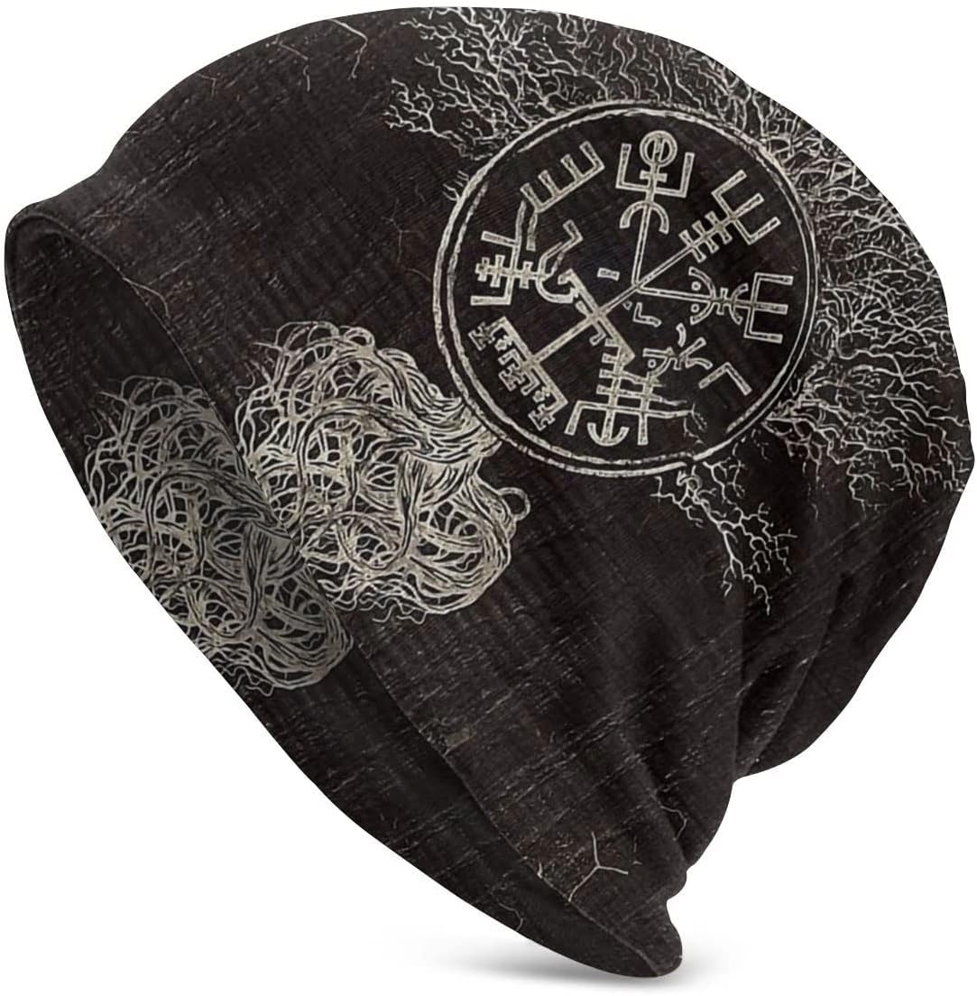 C2Jew Yggdrasil Beanie Caps Unisex Adult Warm Knit Hat Vikings Fashion Hats Ornament 10.6ร11Inch