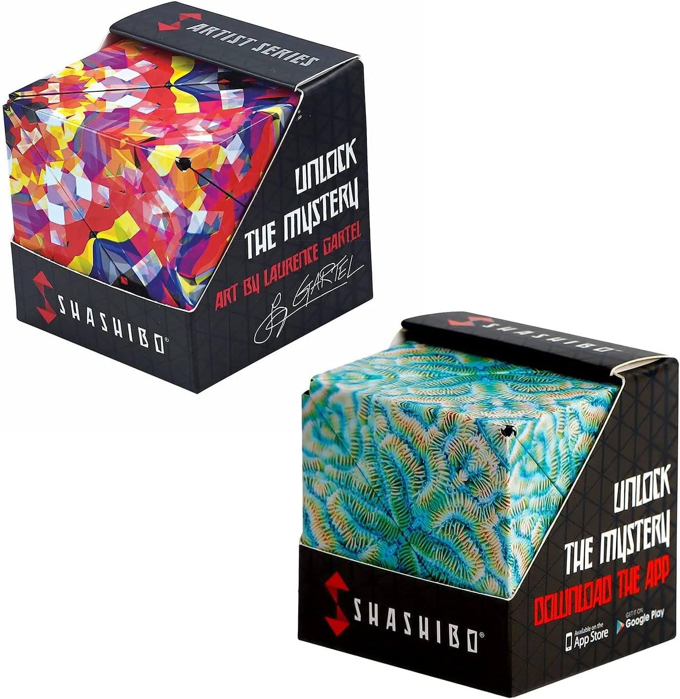 SHASHIBO Bundle of 2 - Confetti and Undersea
