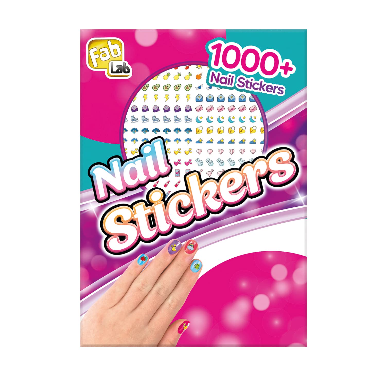 FabLab Nail Stickers, Multicolor