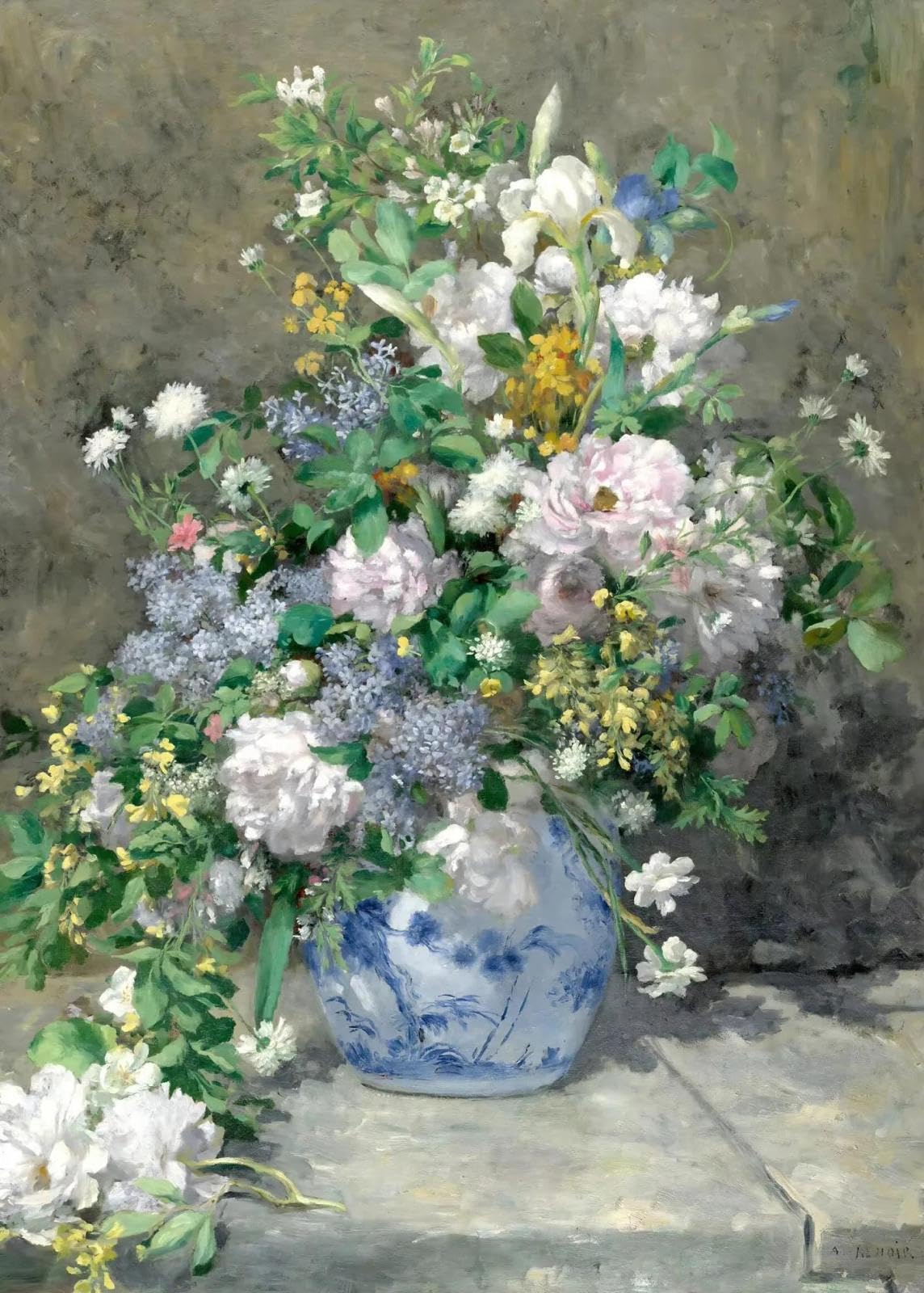 SHINERING Vintage Floral Posters Prints Canvas Printing Florist Wall Art Picture For Living Room Home Decor A4 50X70Cm Unframed