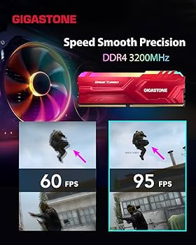 Amazon.co.jp: 【発光型 DDR4】GIGASTONE Game TURBO 16GBx2枚