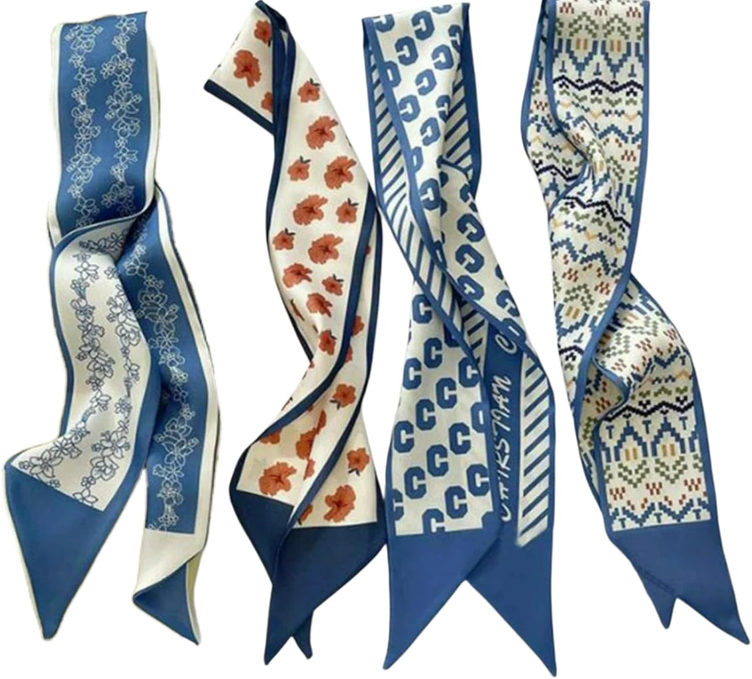 Multi functional headband scarf, Women's headband high-end gift box, Tie bag gift set 5 pieces/set