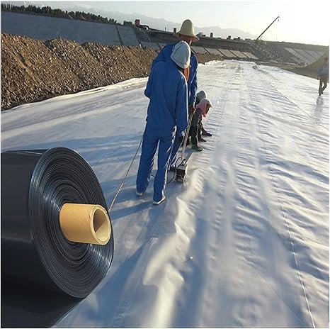 Image BYPING HDPE Pond Liner, 0.12mm Fish Pond Preformed Liners Easy To Store Waterproof Safe for Small Ponds, Streams Fountains,Water Garden (Color : Black, Size : 5X5M) Image BYPING HDPE Pond Liner, 0.12mm Fish Pond Preformed Liners Easy To Store Waterproof Safe for Small Ponds, Streams Fountains,Water Garden (Color : Black, Size : 5X5M)