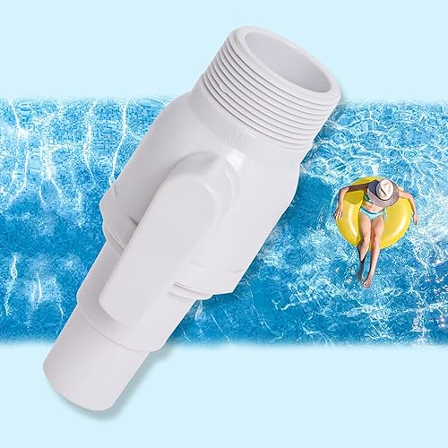 Miniatura 3 de Repuesto compatible con válvula de bola Hayward SP0729 Econoline de 2 vías, 1.5 pulgadas MIP x 1.5 pulgadas - 1.25 pulgadas, clasificación de