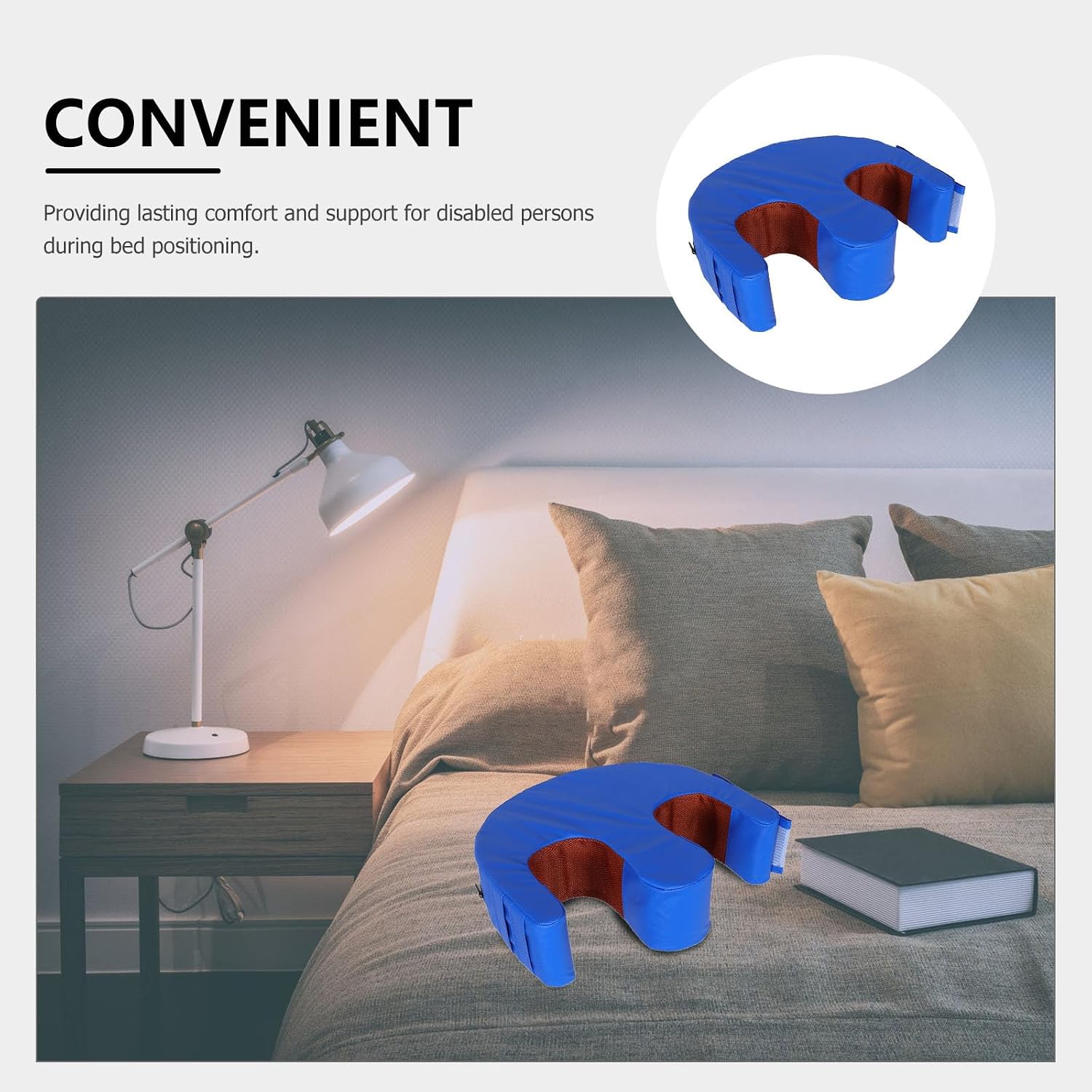 Paralyzed Patient Turning Pillow - Bedridden Positioning Device - Waterproof Pu Leather Anti Bedsore Shift Nursing Products for Seniors Elderly Turn Over