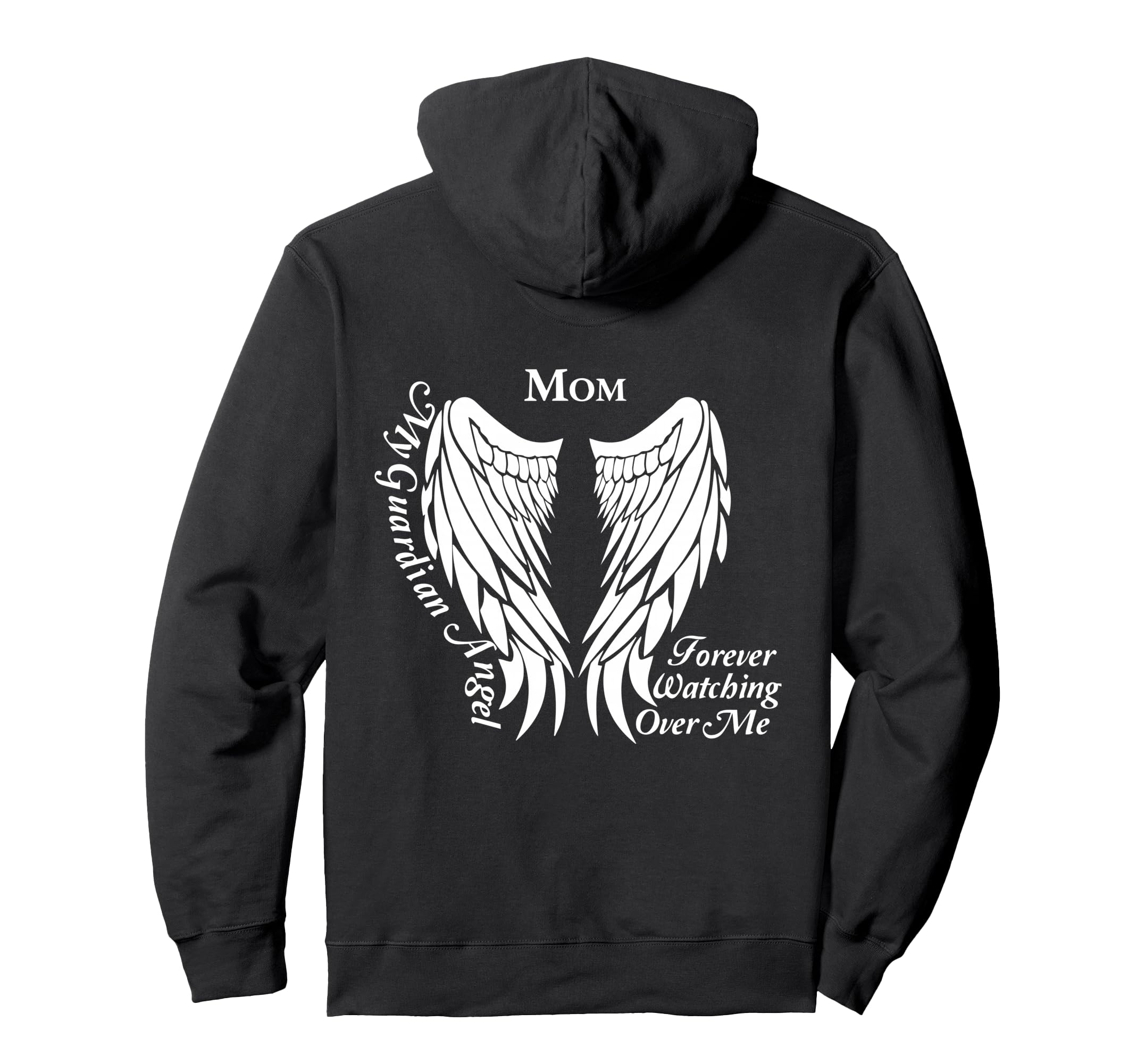 Mom Guardian Angel Shirts - Memorial Gift for Loss of Mom Pullover Hoodie