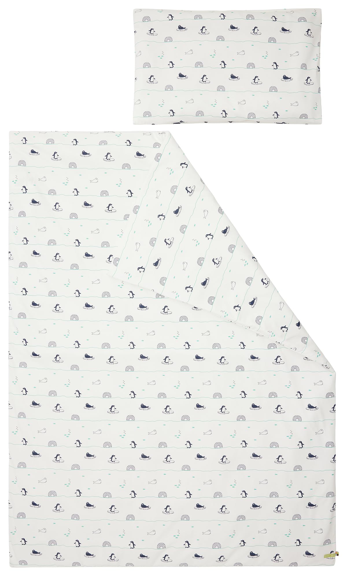 Kinder Jersey Bettwäsche-Set aus Bio Baumwolle 100 x 135cm, Kissen 40 x 60cm, GOTS zertifiziert