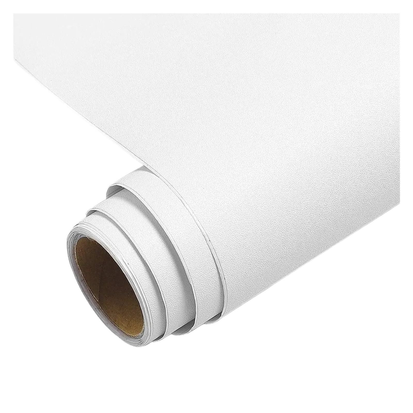 Papier peint autocollant blanc mat pour meuble et mur de salon, rouleau adhésif 300x55 cm