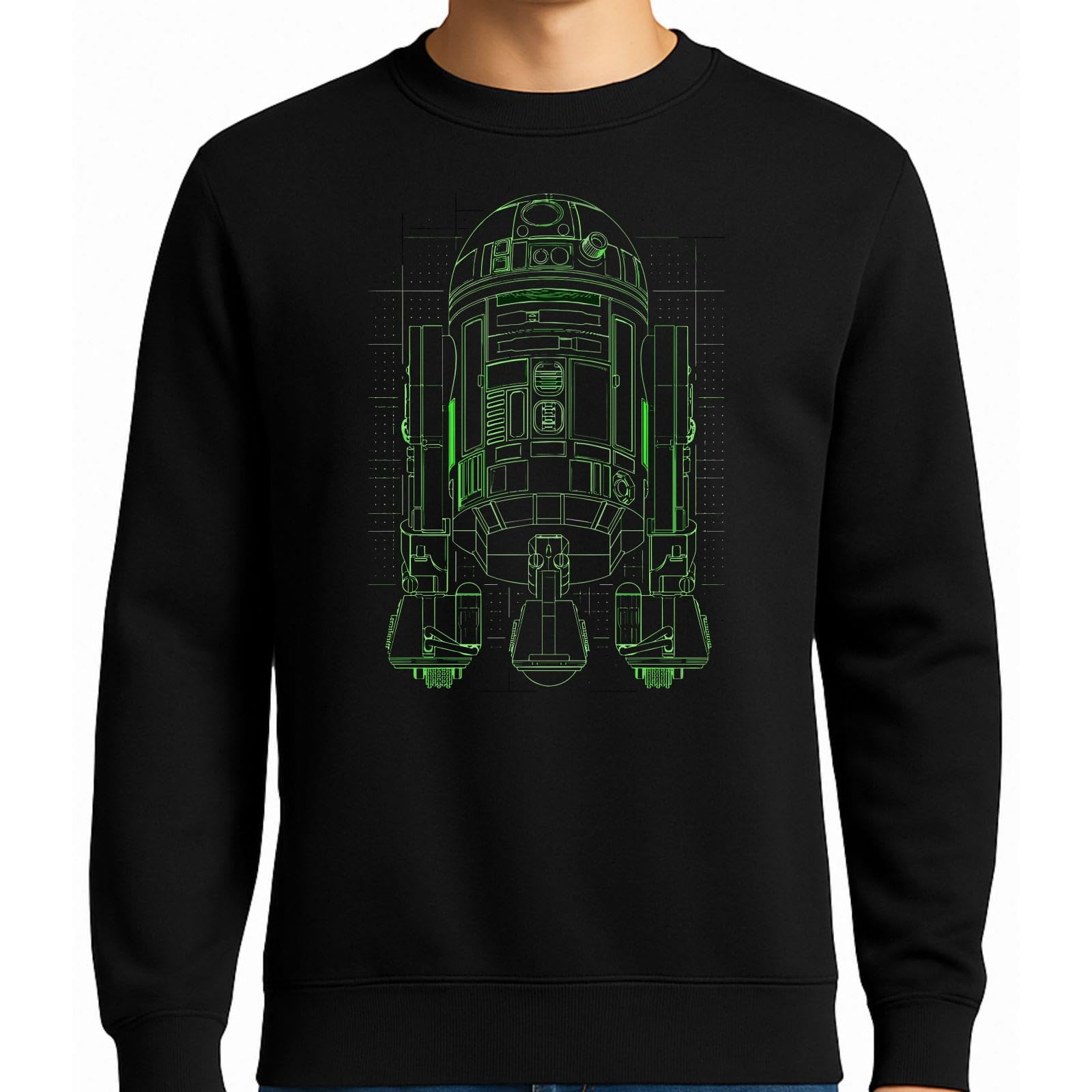 Star Wars SW Dark Vader Sudadera Adulto Hombre Sin Capucha XS