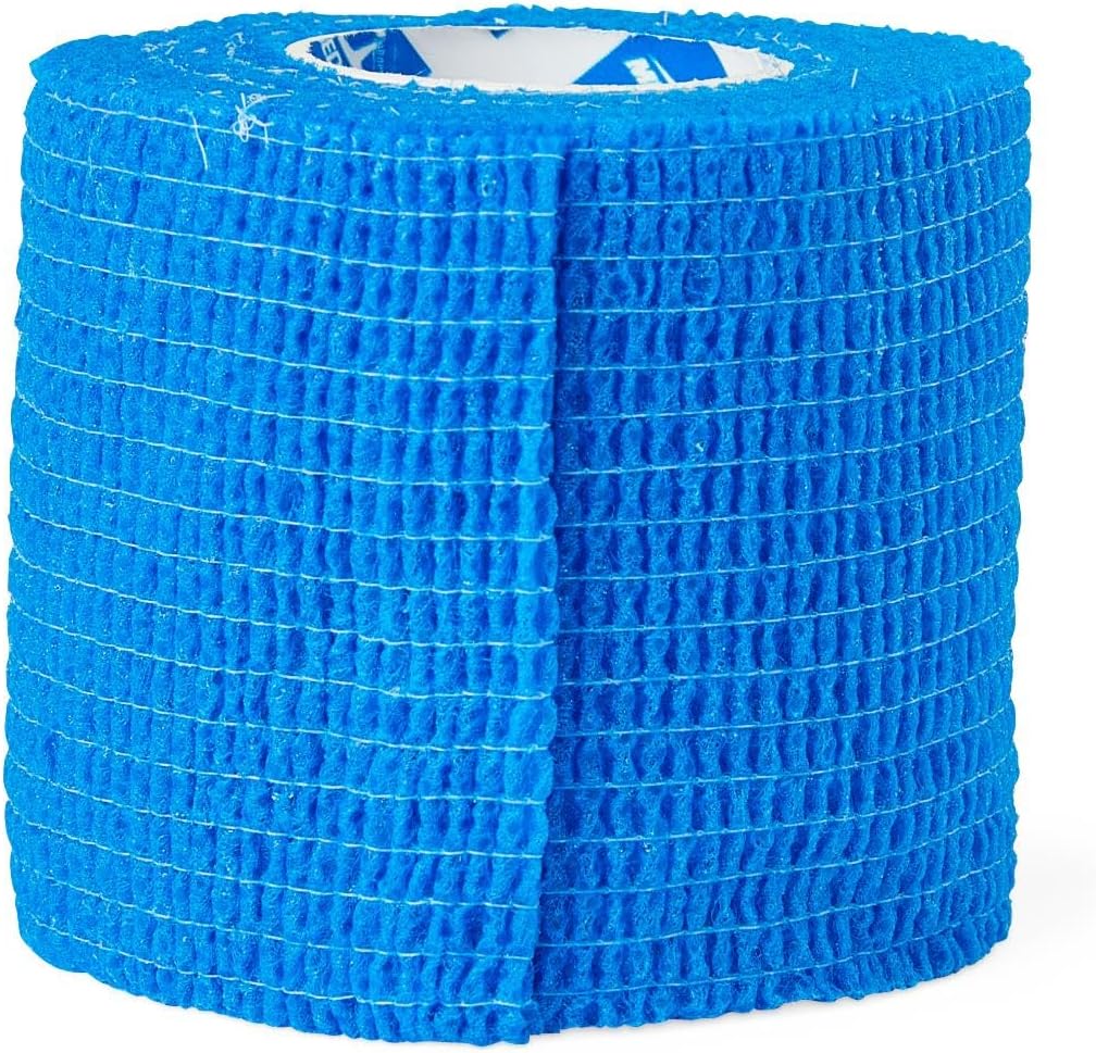 Medline Self-Adherent Cohesive Wrap Bandage, Latex-Free, 2" x 5 yd, Assorted Color, 36 Count