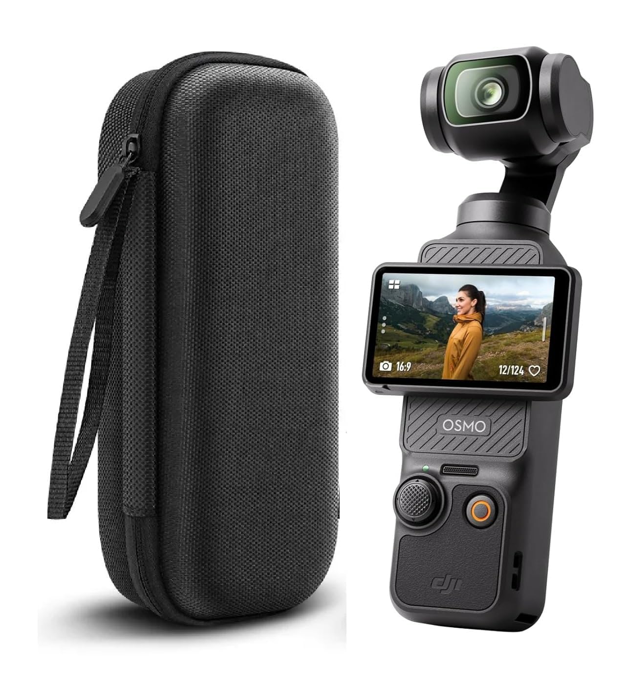 Osmo Pocket 3 Carrying Case – Hard EVA Protective Travel Storage Bag with Zipper & Mesh Pocket | Shockproof, Water-Resistant Compact Case for Creator Combo & Accessories-picture-10