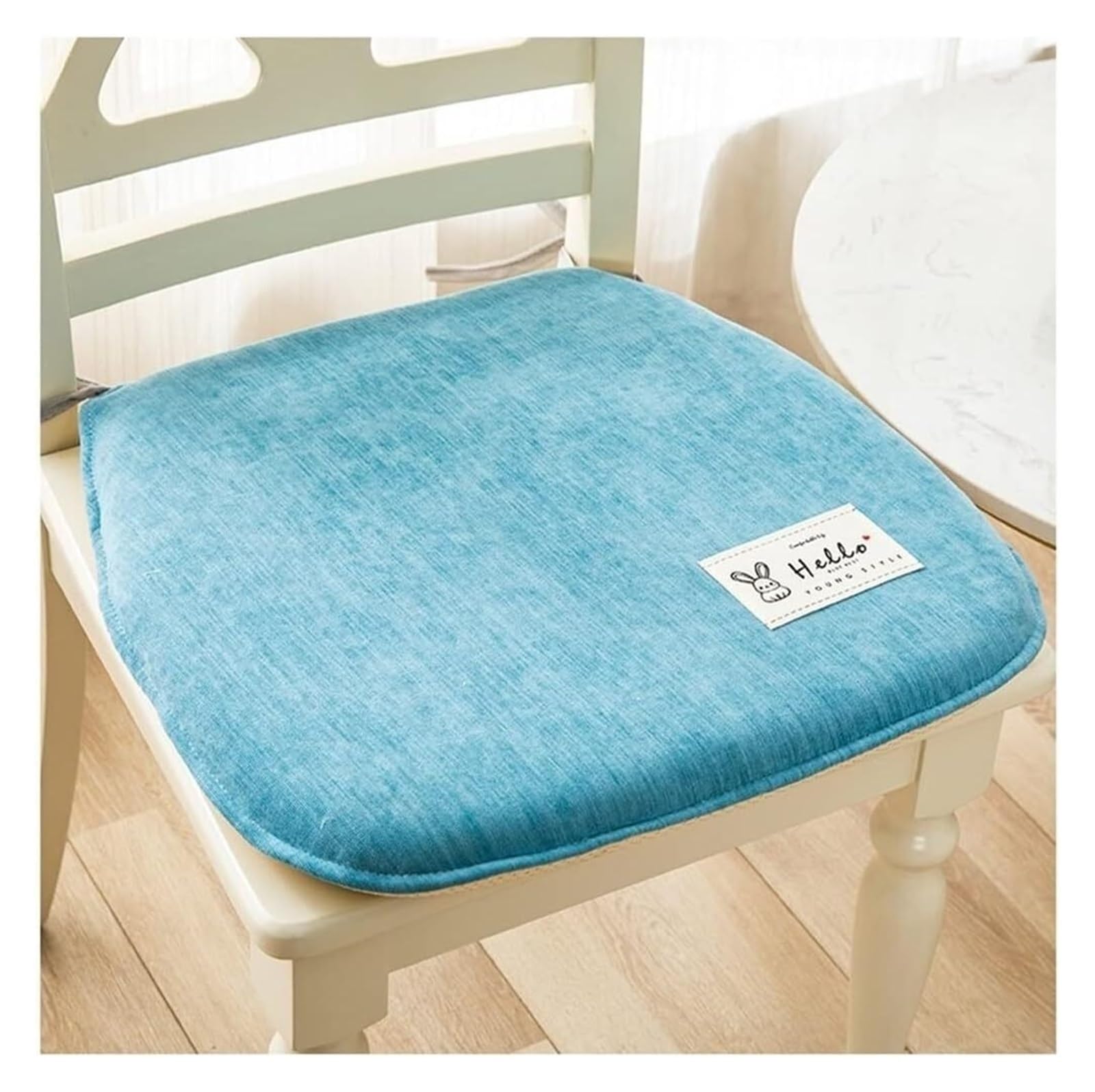 uyeoco Chair Cushion with Ties for Dining Chairs 45x43x4.5/38X36x4cm Non Slip Kitchen Dining Chair Pad and Seat Cushion with Machine Washable (Color : B2, Size : 38X36cm/4pcs)