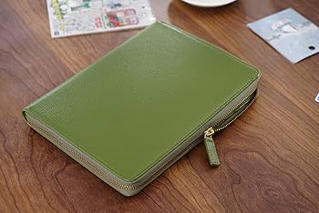 Amazon.com : Moterm Zippered Leather Cover for A5-Notebooks