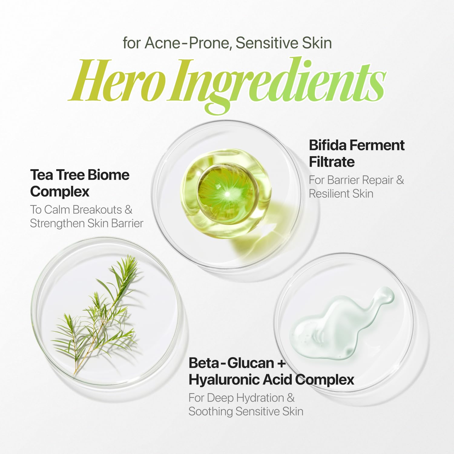 Trouble Patch Mask – Acne Face Mask & Full-Face Hydrocolloid Acne Mask for Acne-Prone Skin, Skin-Balancing Reset Care with Tea Tree Biome, Korean Face Mask (20ml x 4), Valentine’s Gift - Image 3