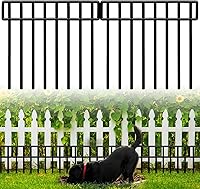 Qiaokaiyan 19.5ft No Dig Animal Barrier Fence - 14 Pack Metal Panels 13in High for Dogs Rabbits Garden Border Protection
