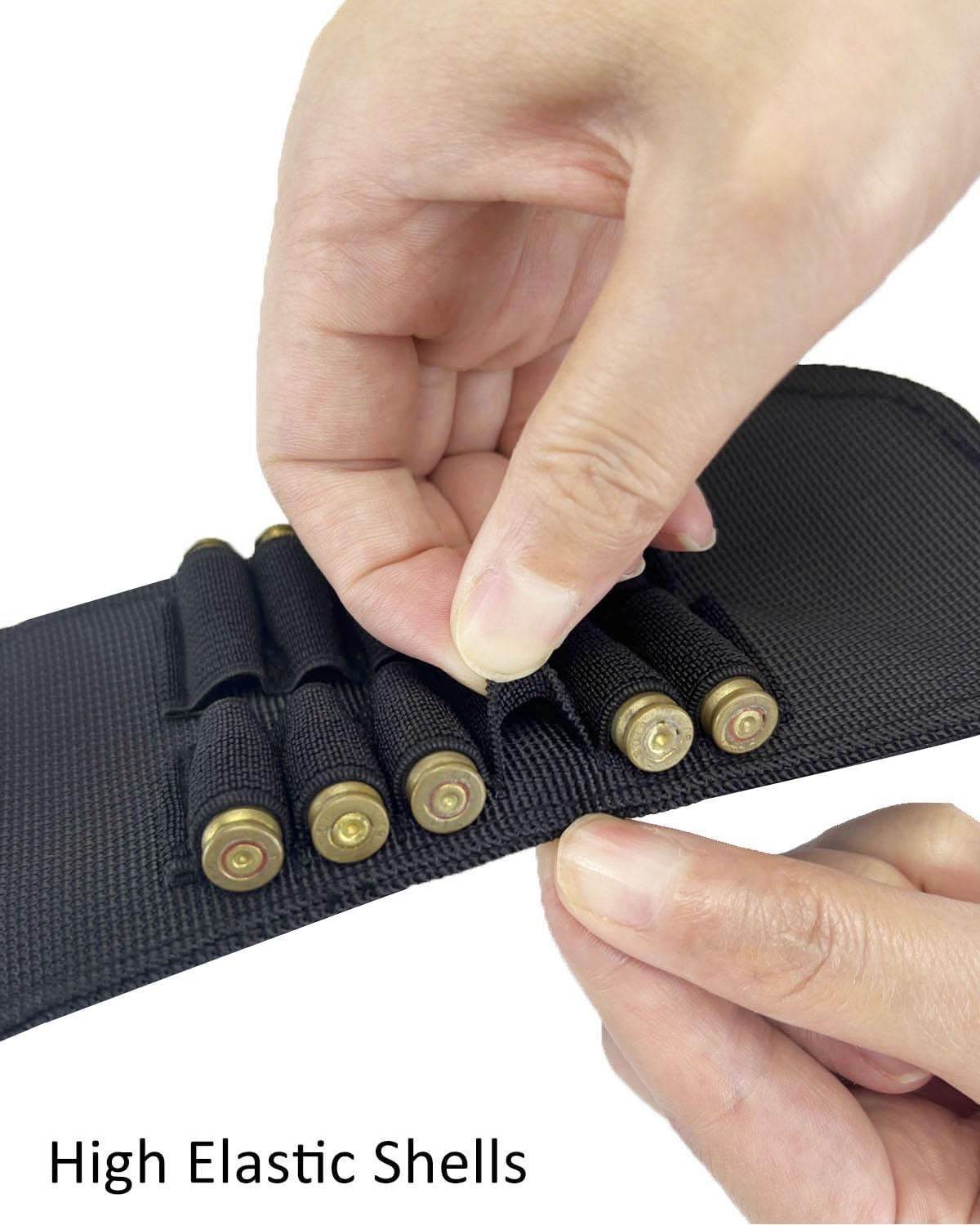 2 Pack 12 Rounds Ammo Loop Belt Slide Cartridge Holder Shotgun Shell Holder Bullets Rifle Pistol Ammunition Carrier for 308Win .300Win Mag .338 30-06 45-70 .44 .45 .460 7.62x54 .410 - Image 4