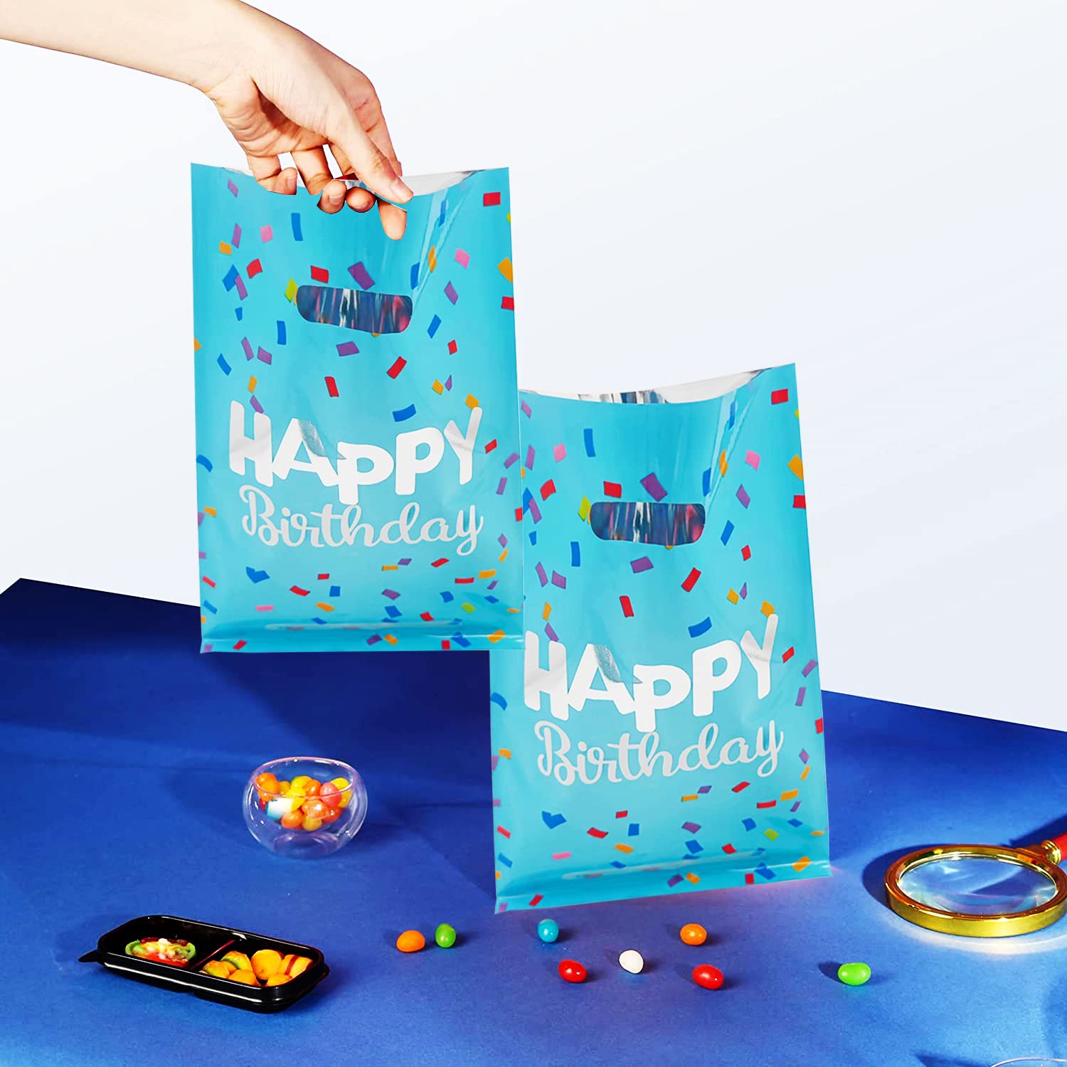 DXRZYS 30 Pcs Spider Birthday Party Gift Bags Candy Bags - View #6