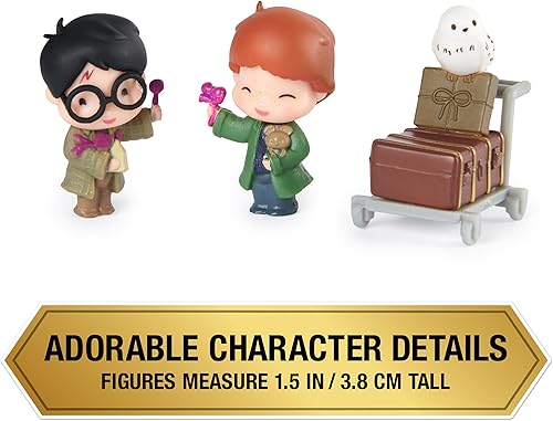 Miniatura 6 de Wizarding World Harry Potter, Micro Magical Moments - Juego de figuras de acción con Harry, Ron, Hedwig y vitrina, juguetes para niños a partir de 6