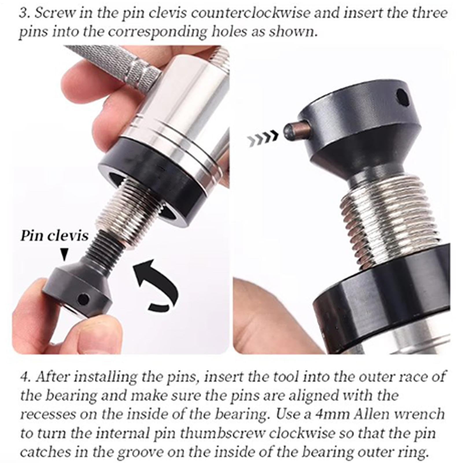 Genérico Wheel Hub Removal Tool | Bike Hub Installer Tool | Mountain Bicycle Maintenance Kit | For Scooter Bike Home Garage Workshop Mountain Road Offroad