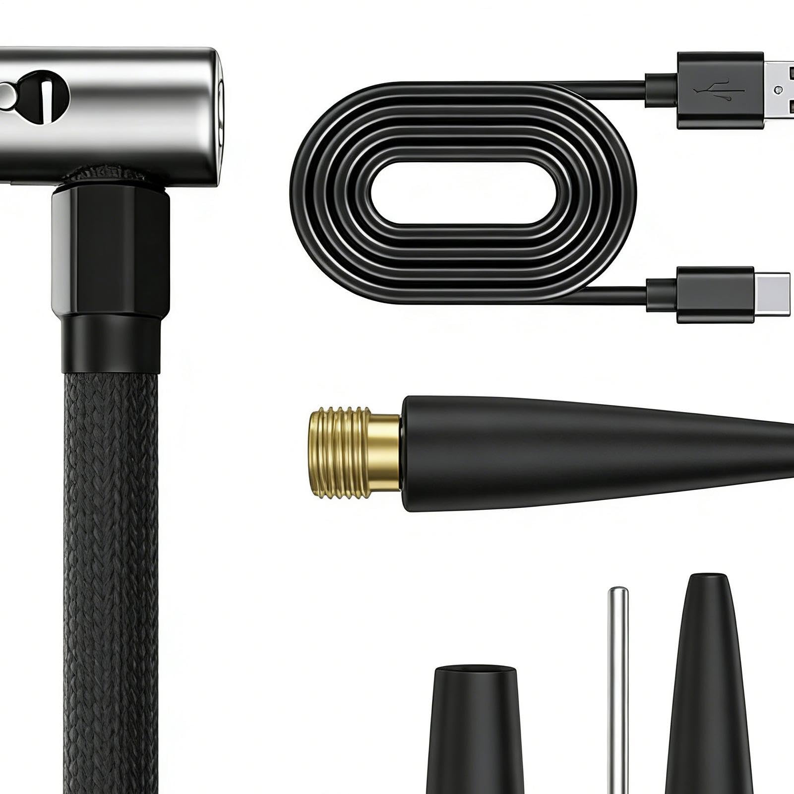 Pompa d'Aria Portatile Compressore d'Aria Elettrico Smart Spegnimento