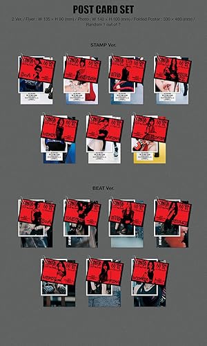 Miniatura 7 de GOT THE BEAT STAMP ON IT 1er mini álbum (BEAT (B) Ver. Póster plegado +1ea) K-POP sellado