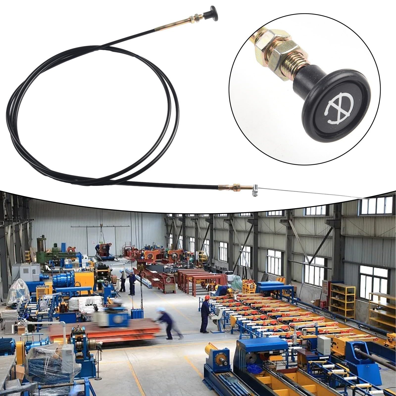 Motor-Stoppkabel 2–5 M – Für Auto & LKW, Steuerkabel Für Gashebel, Einfach Zu Installieren